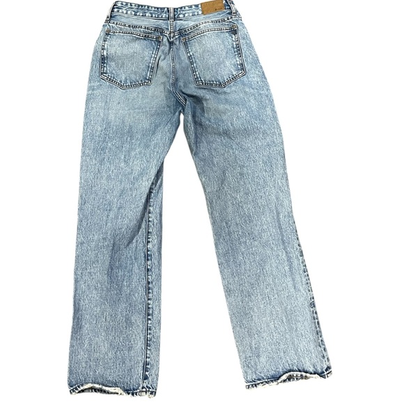 MADEWELL Light wash Curvy 90’s straight Leg Jeans women’s sz 29 - Picture 8 of 10